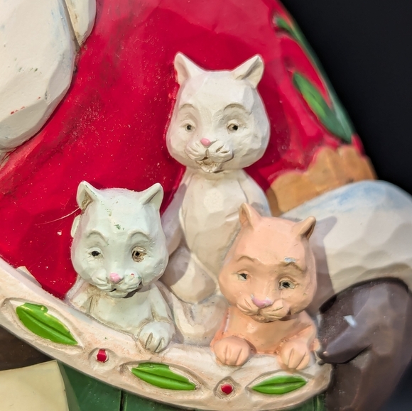 Jim Shore Heartwood Creek collection "Festive Feline Surprises" - Picture 3 of 13